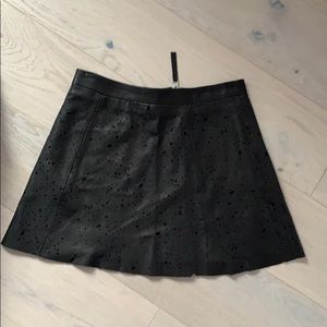 All Saints Leather Skirt